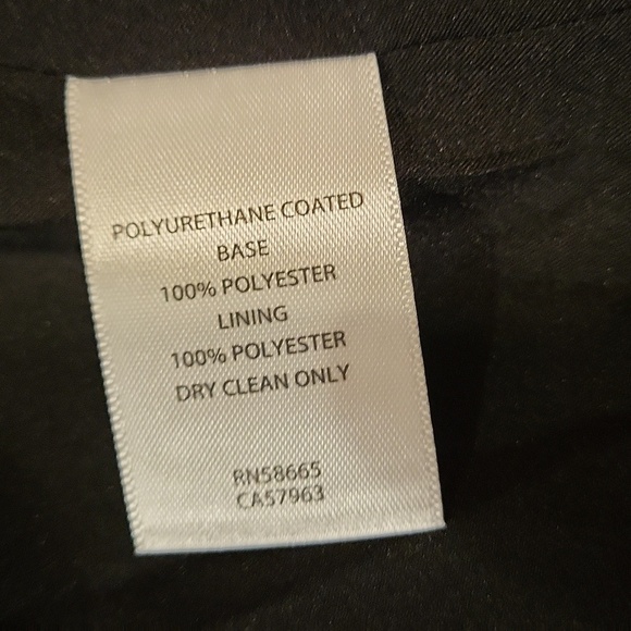 NWT Halogen Black Faux Leather Blazer Size XS - Picture 9 of 10